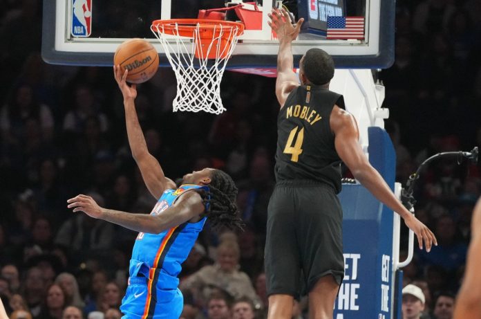 League-Leading Thunder Showcase Depth, Rain 3s in Runaway Win Over Cavs