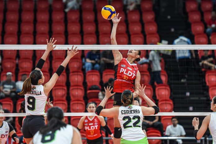 PLDT Wallops Nxled, Chery Tiggo Scrapes Past Capital1 in PVL All-Filipino Conference