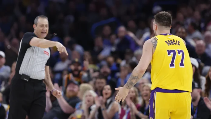NBA: The Lakers Have a Serious “Referee Problem” After Doncic’s Ejection Against Thunder, and NBA Rescinding the Same Call a Day After