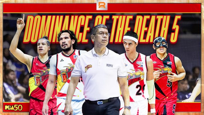PBA at 50: San Miguel Beermen “Death 5” Dynasty