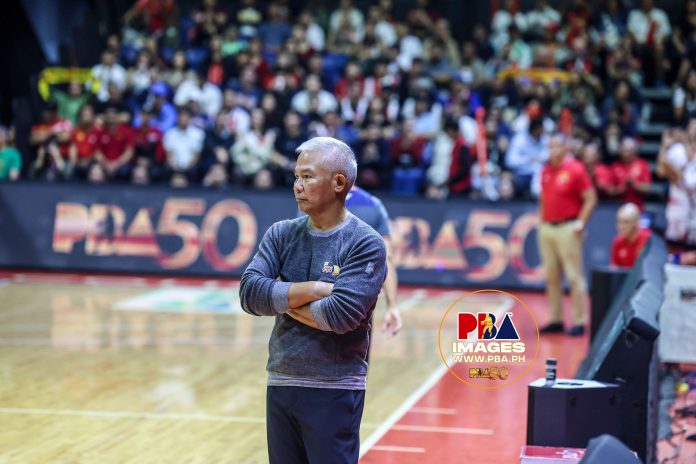 “Best Available Talent at #36” Chot Reyes in Selecting Sean Quitevis at the 3rd Round of the PBA Season 50 Draft