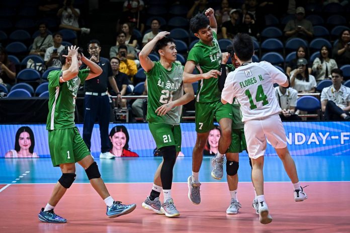 UAAP Season 88 Men’s Volleyball: La Salle Finally Gets in Win Column with Big Victory Over UE