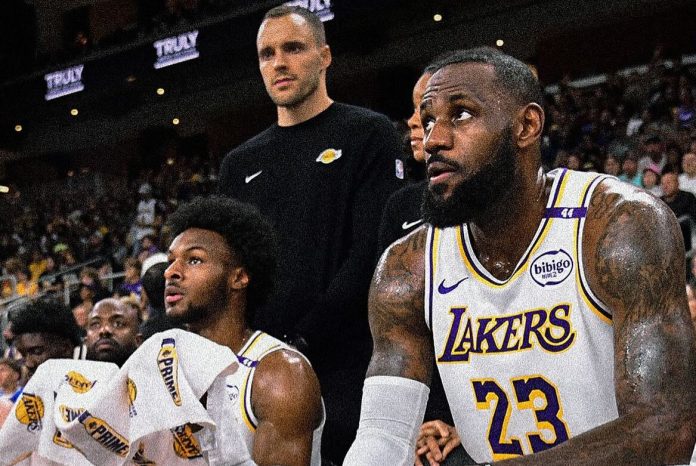 LeBron James, Bronny James Make History as Lakers Lose to Suns in NBA Preseason