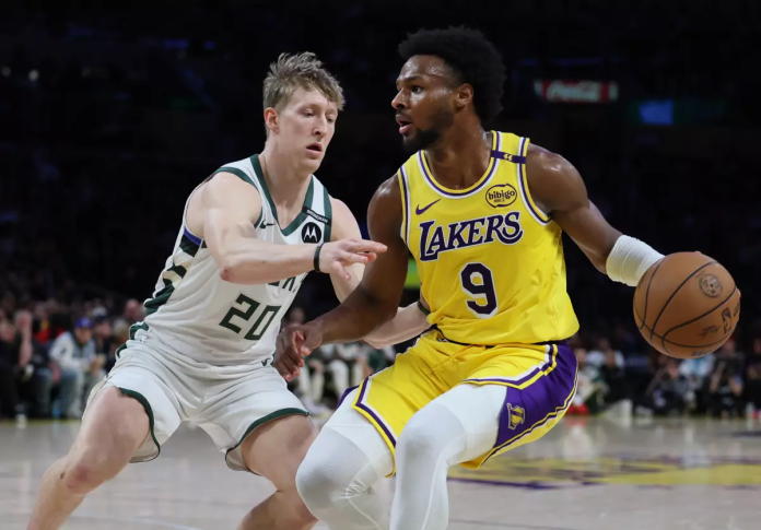 NBA: Bronny James’ Finest Performance Sparks Buzz on the Internet Despite Bucks Demolishing the Undermanned Lakers