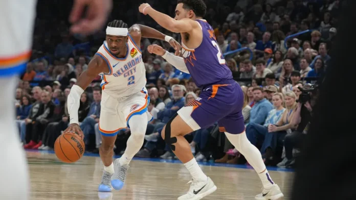 NBA: Shai Gilgeous-Alexander Drops 50 Again As OKC Demolish Suns Amid Durant Trade Rumors