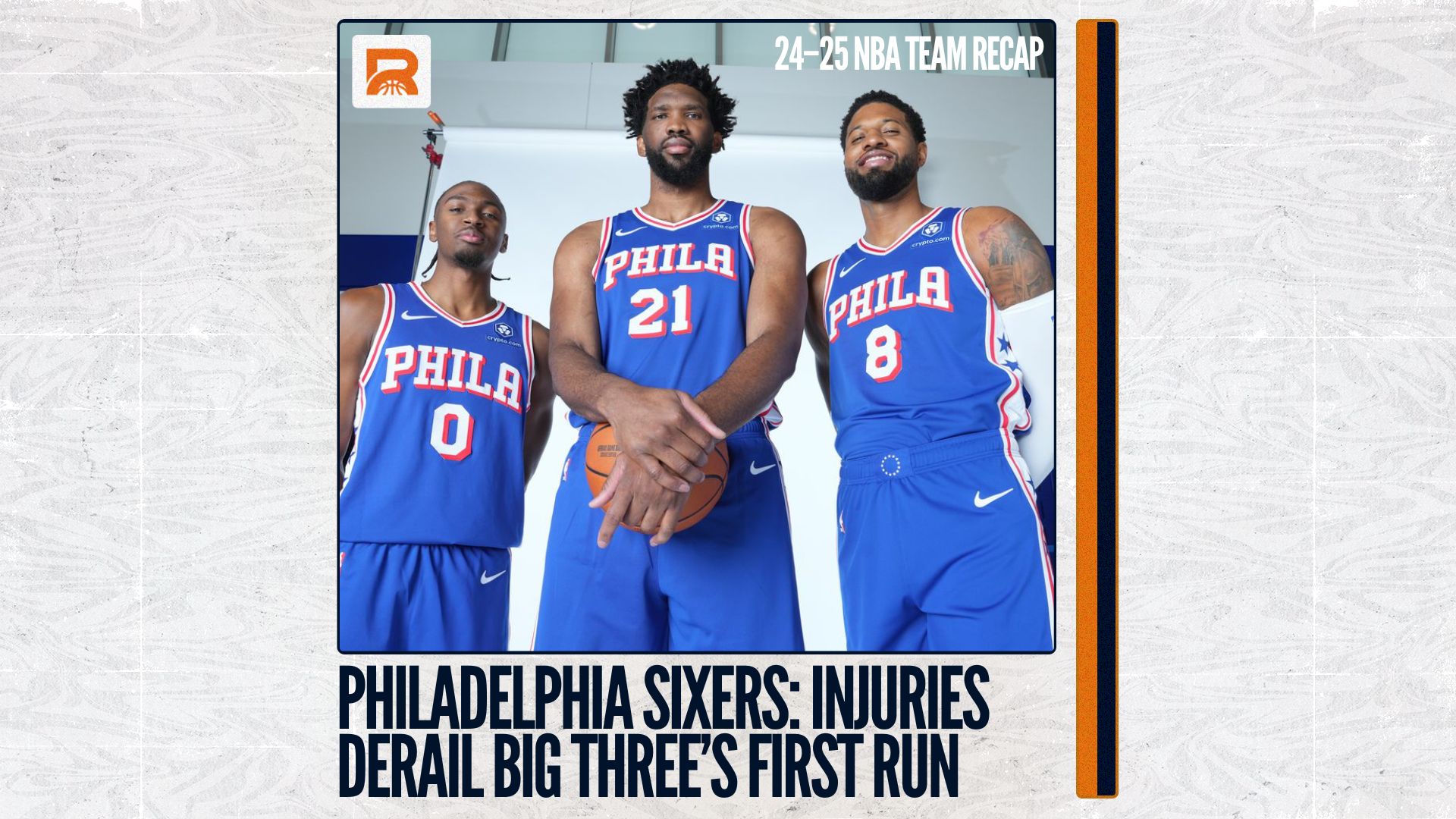 Pba Injury 24–25 NBA Team Review: Philadelphia Sixers, Injuries Derail Big Three’s ...