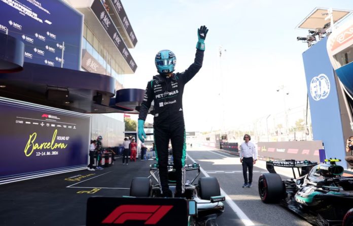 Mercedes Continues Dominance as George Russell Seizes Pole Position in Blistering Hot Spanish GP Qualifying