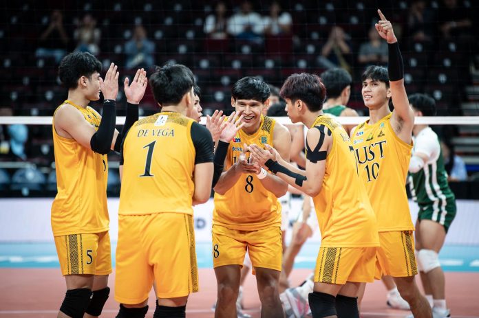 UAAP Season 87 Men’s Volleyball BY THE NUMBERS: Golden Spikers Show Deep Bench, Rise to 3-1