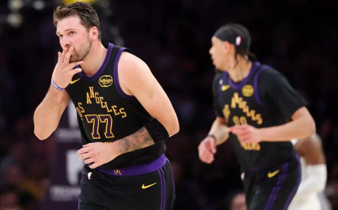 LeBron James Notches All-Time Wins Record, Luka Doncic Drops 42 as Lakers Thump Cavs to Reach 50-Win Mark