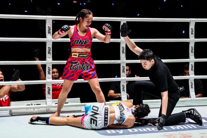 Pinay Fighter Islay Erika Bomogao Stays Undefeated With Stunning Knockout Win Over Thai Foe