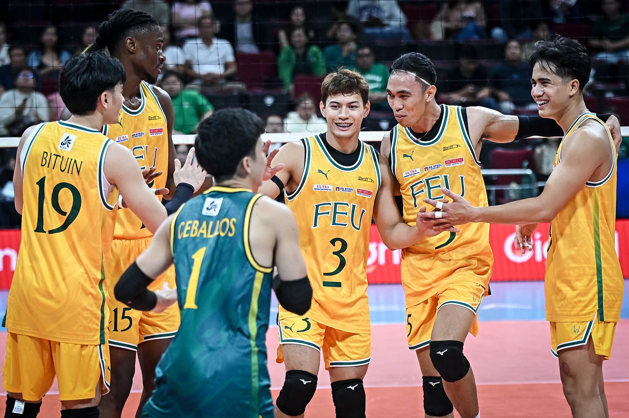 UAAP Season 88 Men’s Volleyball: FEU Off to Strong Start with Dominant Win vs. La Salle