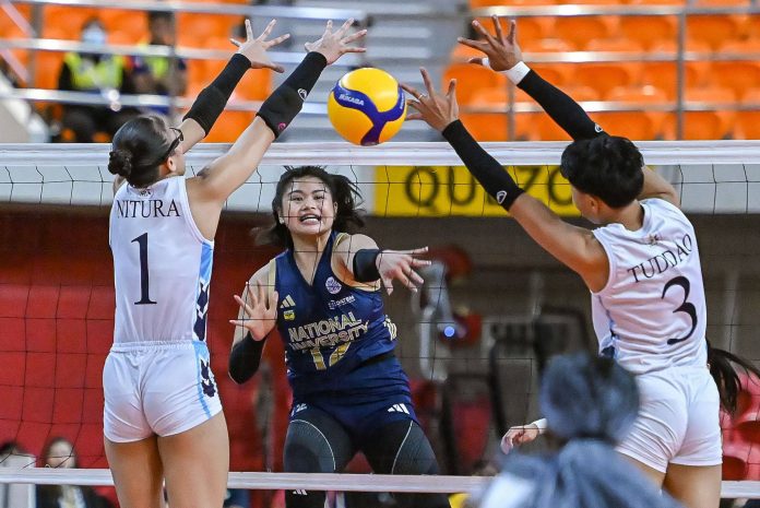 UAAP Season 88 Women’s Volleyball: Sam Cantada, NU Lady Bulldogs Defeat Adamson Lady Falcons