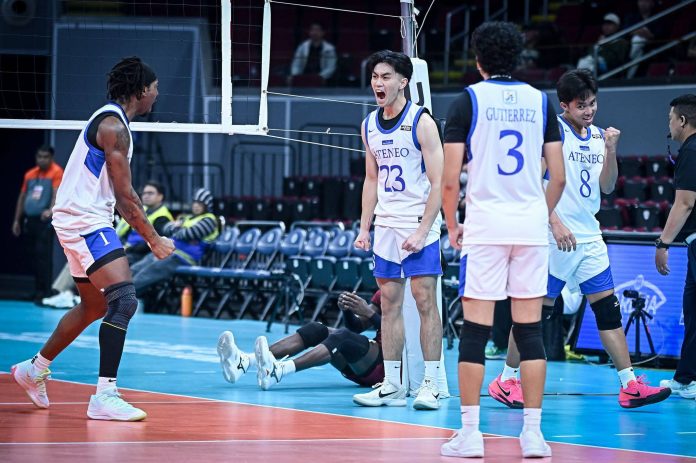 UAAP Season 88 Men’s Volleyball: Ateneo Overcomes Olayemi Raheem’s 30-Point Outburst for First Win