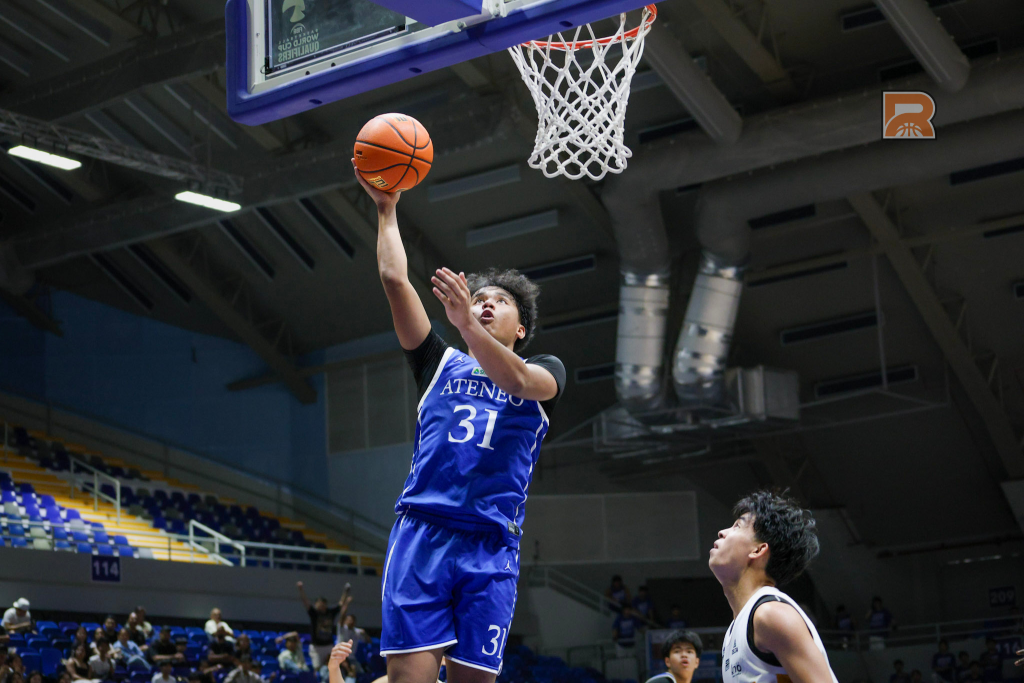 Ziv Espinas of Ateneo goes up for a layup