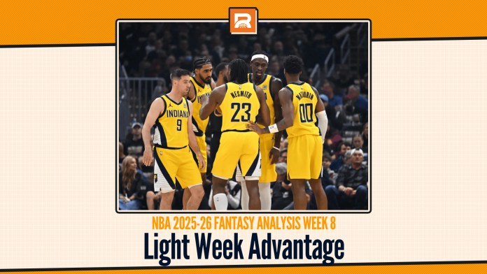 NBA 2025-26 Fantasy Basketball Schedule Analysis: Week 8