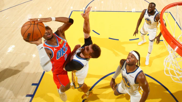 NBA Daily Metrics: Shai Gilgeous-Alexander Rains Threes while Jalen Williams and Chet Holmgren Both Score 20 as Thunder Survive Warriors’ Comeback