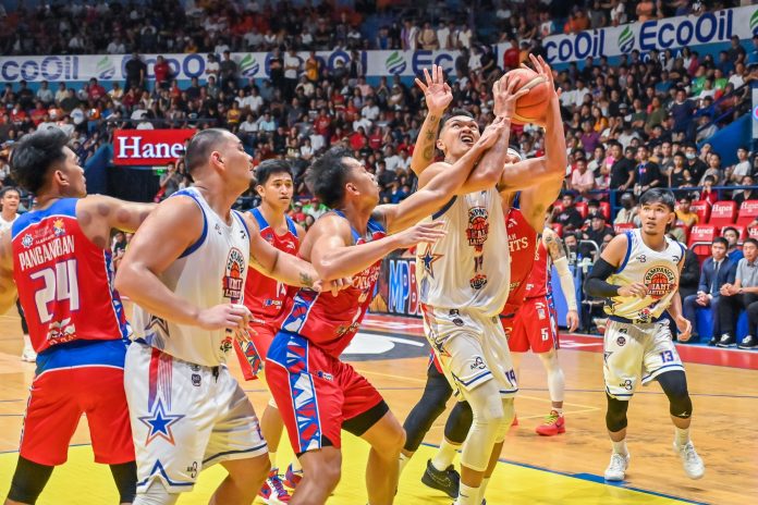 Payback Time: Pampanga’s Big Three Too Much for San Juan, Just One Win Away From MPBL Finals