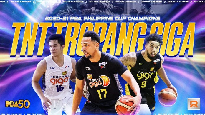 PBA@50: Looking Back at the 2021 Philippine Cup Title That Supercharged TNT’s Latest Golden Run