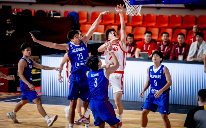 Gilas Youth Falls to China, Moves to Classification Phase in FIBA U18 Asia Cup