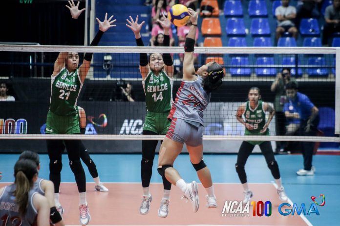 NCAA 100 Volleyball: Benilde Defeats Lyceum to Clinch #1 Seed in Final Four