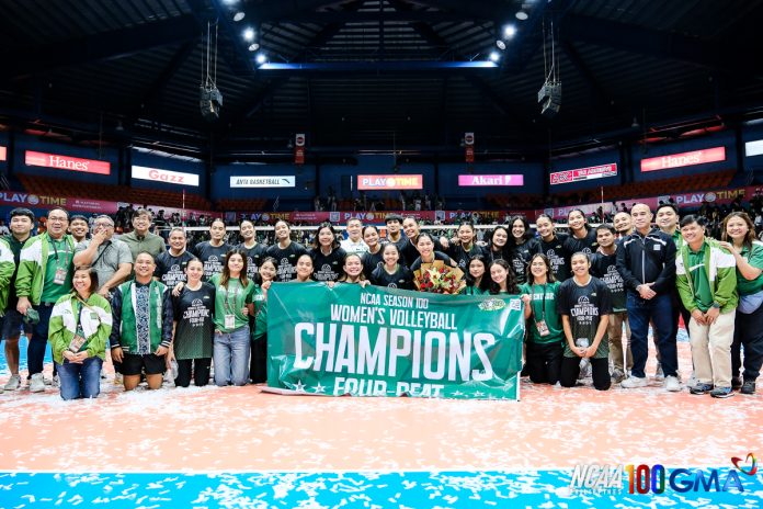 NCAA Season 100 Volleyball: Benilde Completes Historical 4-Peat, Mycah Go Wins MVP and Finals MVP