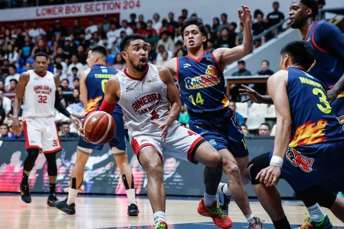 PBA Daily Metrics: Brownlee, Abarrientos Unload 60 to Carry Ginebra Past Rain Or Shine; Sharpshooting Heading Lifts TNT Over Meralco
