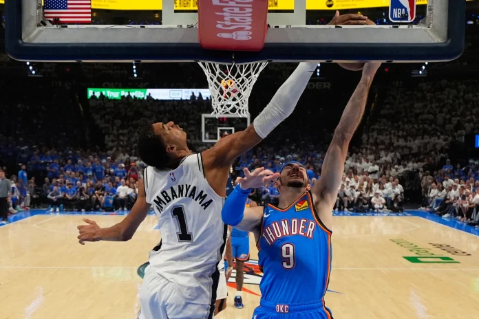 NBA Daily Metrics: Relentless Shai Gilgeous-Alexander, Hot-Shooting Caruso Take Charge as Thunder Strike Back at Spurs in Game 2
