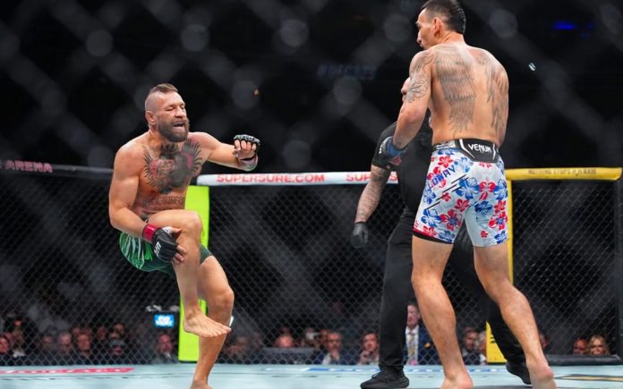 Conor McGregor Faces Another Lay-Off as Knee Injury Prompts Round 1 Stoppage of Max Holloway Rematch