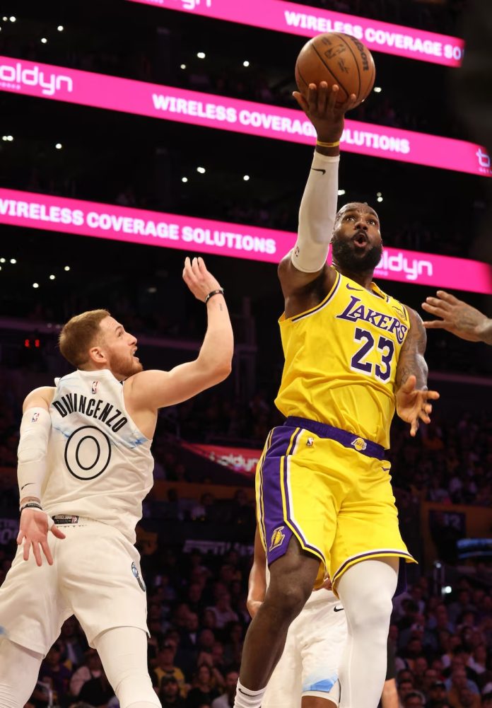 NBA Daily Metrics: Lakers Subdue Wolves, James Takes His Game to Another Level