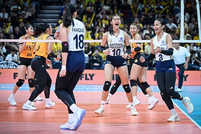 UAAP Season 88 Women’s Volleyball: NU Stands Behind Sam Cantada as They Defeat UST
