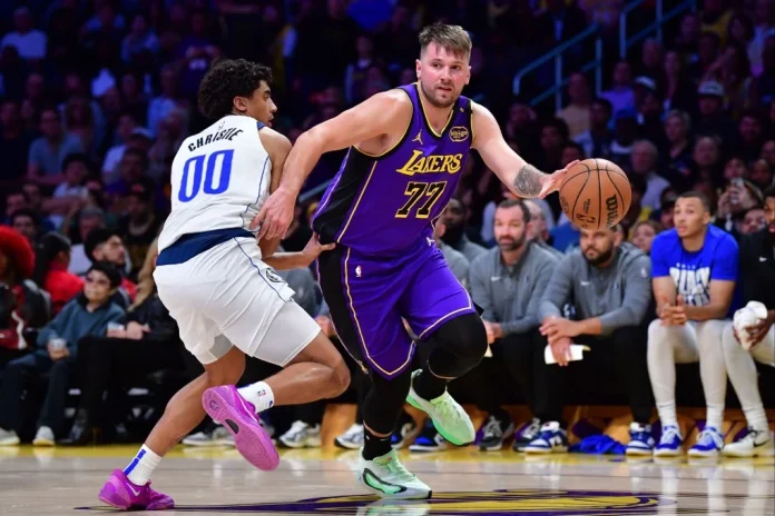“Thank You, Nico”: Fans Mock Mavs GM With Luka’s First Triple-Double as a Laker