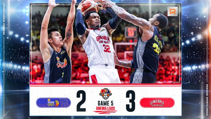 PBA Commissioner’s Cup Finals Result: Scottie Thompson Shines as Ginebra Ekes Out Game 5 Win