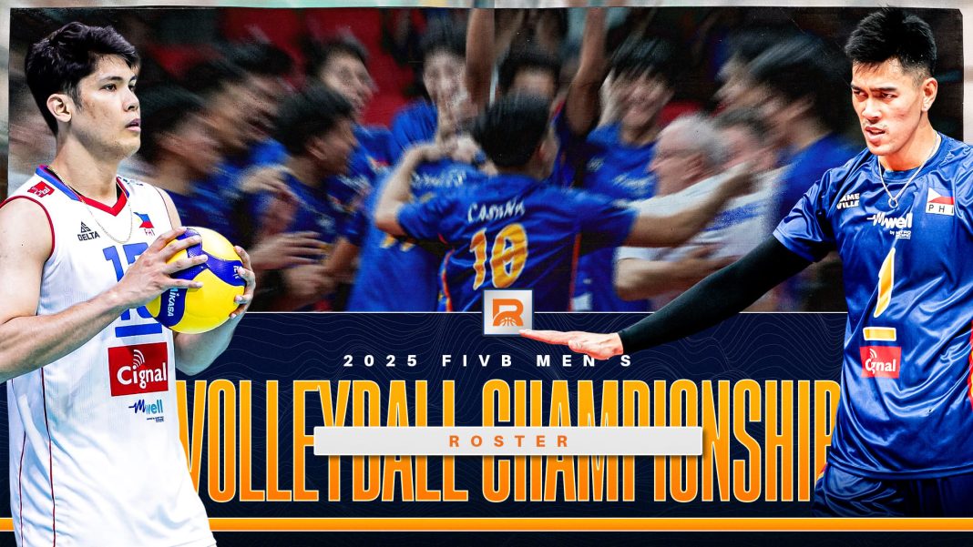 2025-FIVB-Men's-Volleyball-Championship - Roster