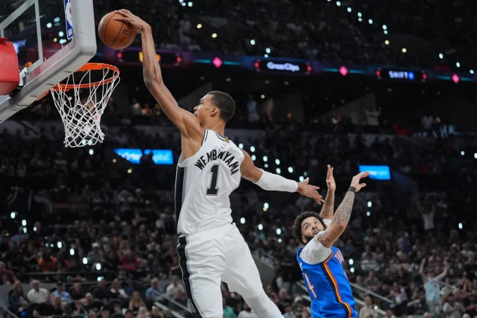 NBA Daily Metrics: Wemby Takes Charge, Fox Levels Up as Spurs Rout Shorthanded Thunder in Game 4