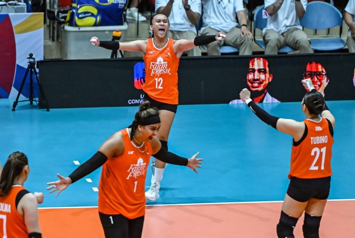 2026 PVL All-Filipino: Farm Fresh Shocks Choco Mucho, Snaps Fifth-Set Curse