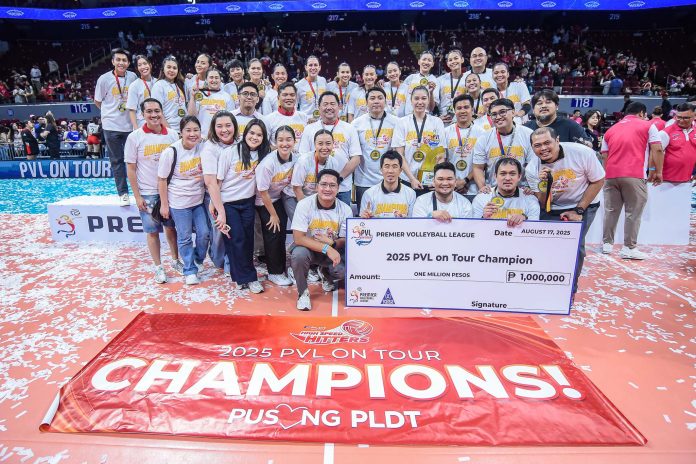 PLDT Becomes 1st Ever Champions of PVL on Tour; Creamline Settles for Bronze