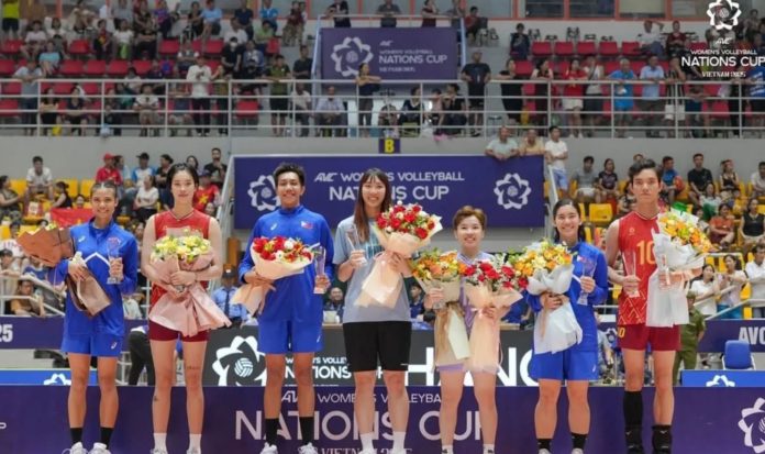 Jia De Guzman, Angel Canino, Dell Palomata Win Awards as Among Best Players in 2025 AVC Women’s Nations Cup