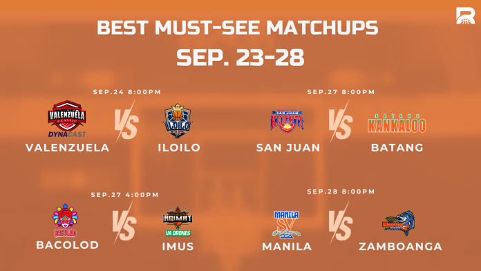 Best Must-See Matchups Of The Week, Sep.23-28, MPBL 2024 Season
