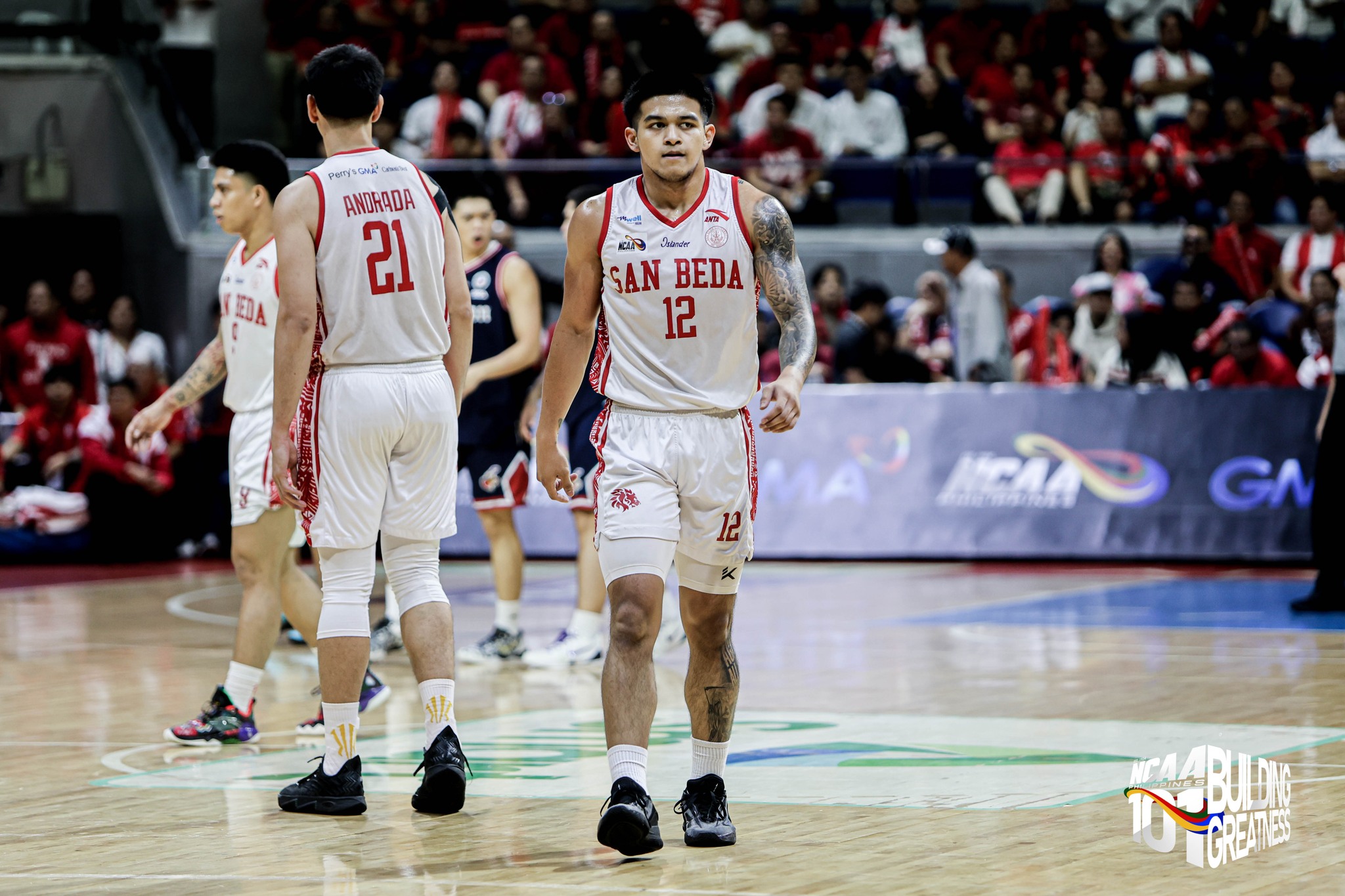 NCAA Season 101 (Finals): Guards Bryan Sajonia and Nygel Gonzales of San Beda University Steps Up to take Game 1